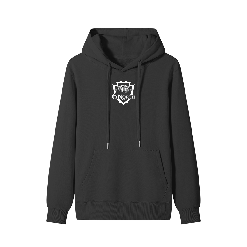 6 North White Lettering - Unisex Classic Cotton Hoodie