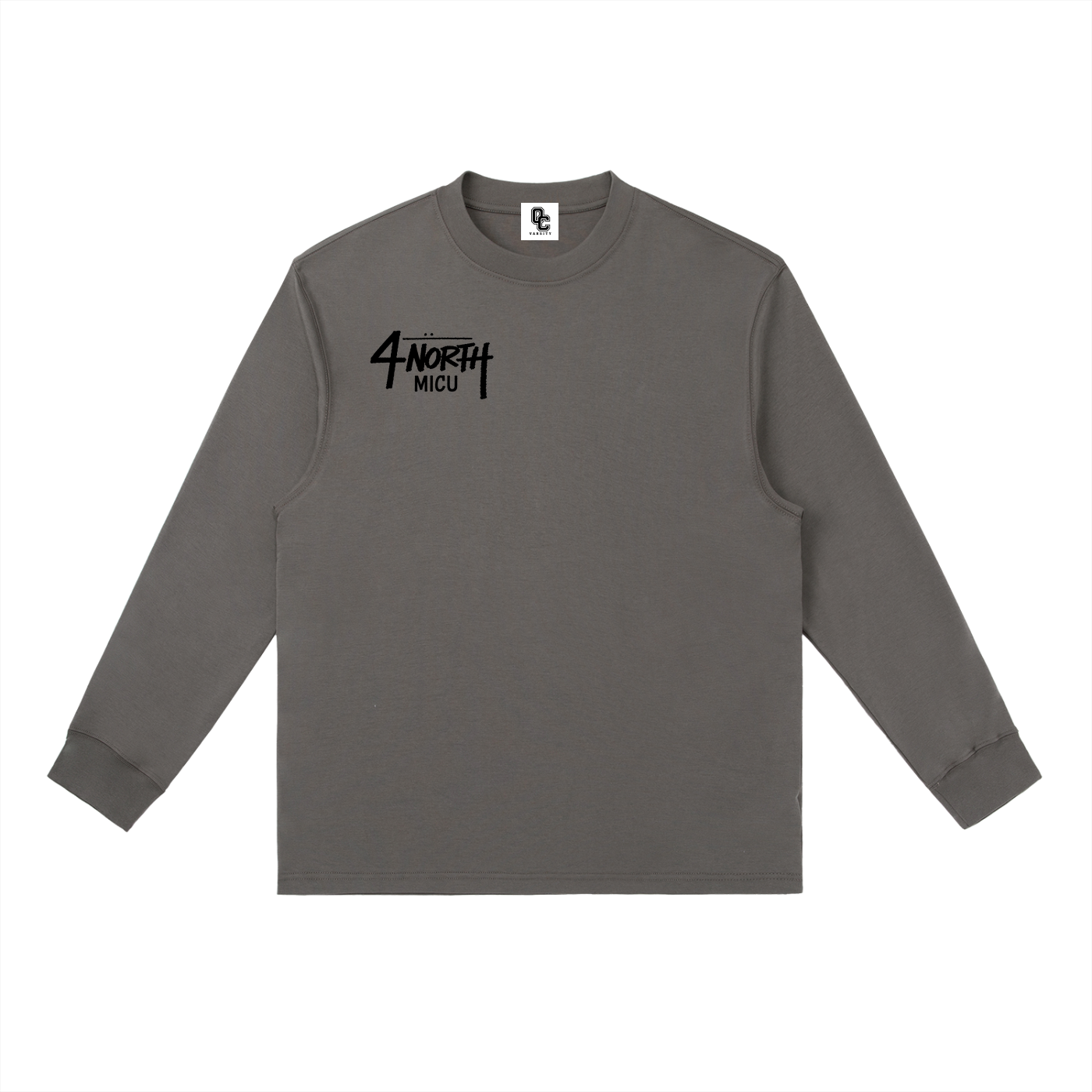 4 North black print- Long-Sleeve T-Shirt