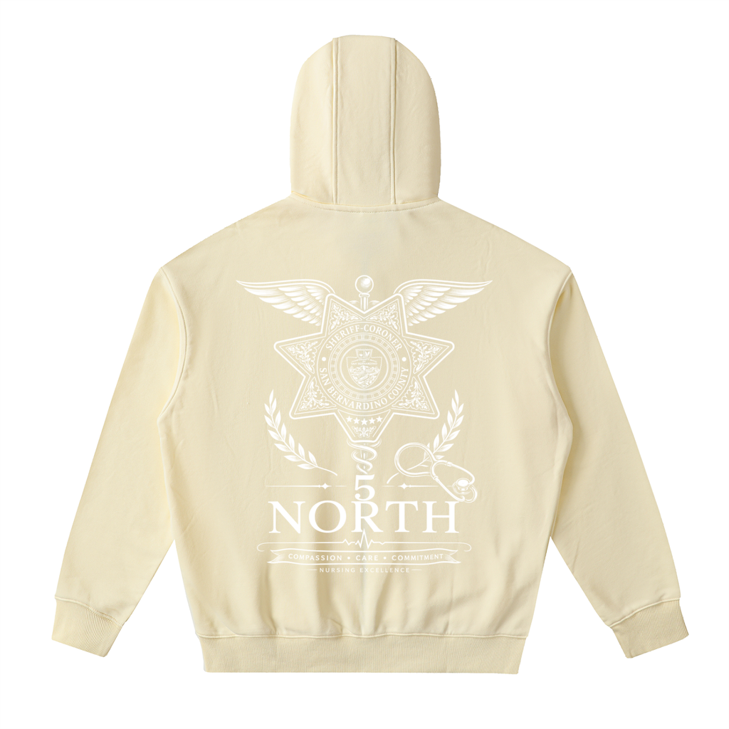 5 North- adult unisex Drop Zip Up Hoodie