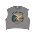 Pipeline surf- adult unisex French Terry Boxy Tank Top