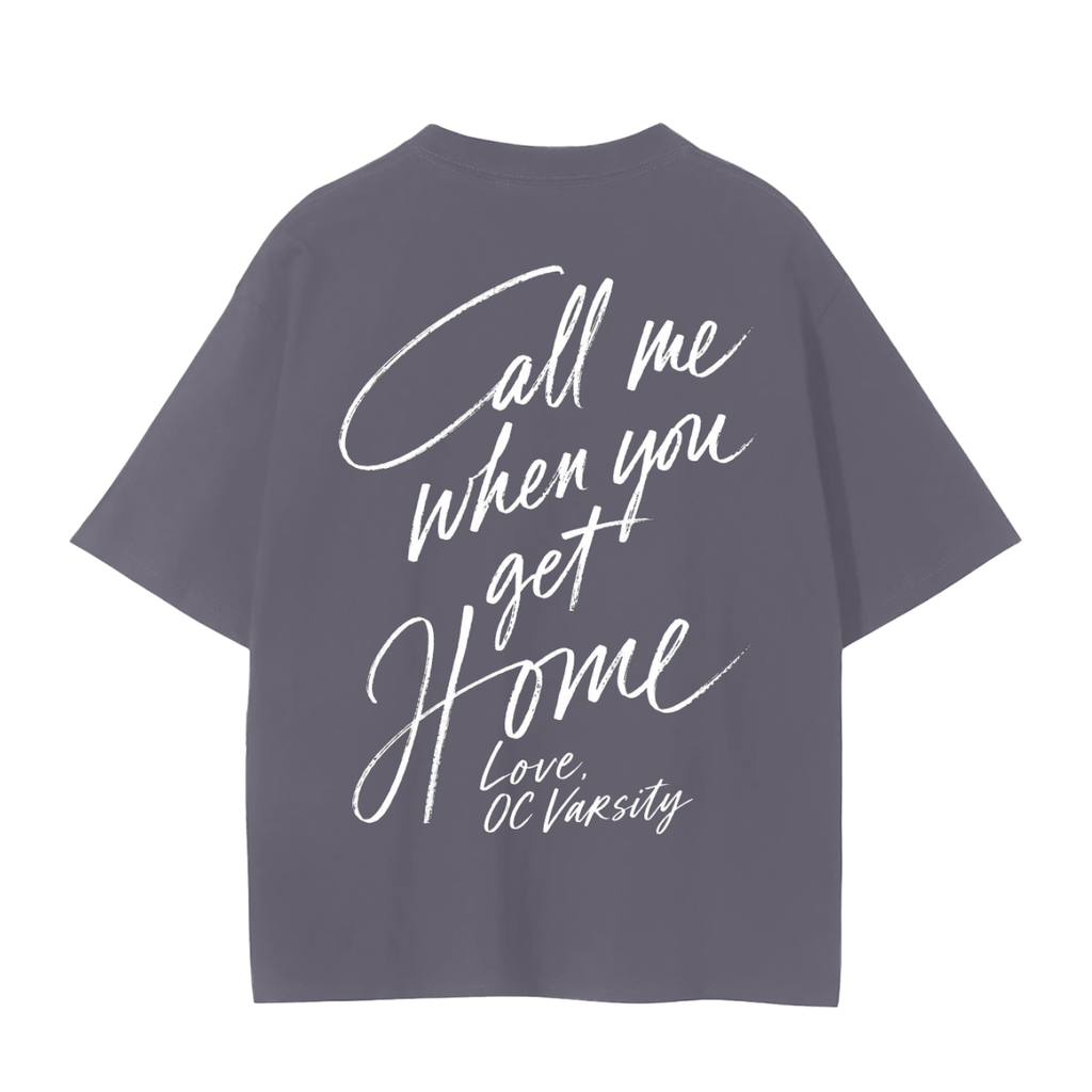 Call me when you get Home- adult unisex Seamless T-Shirt