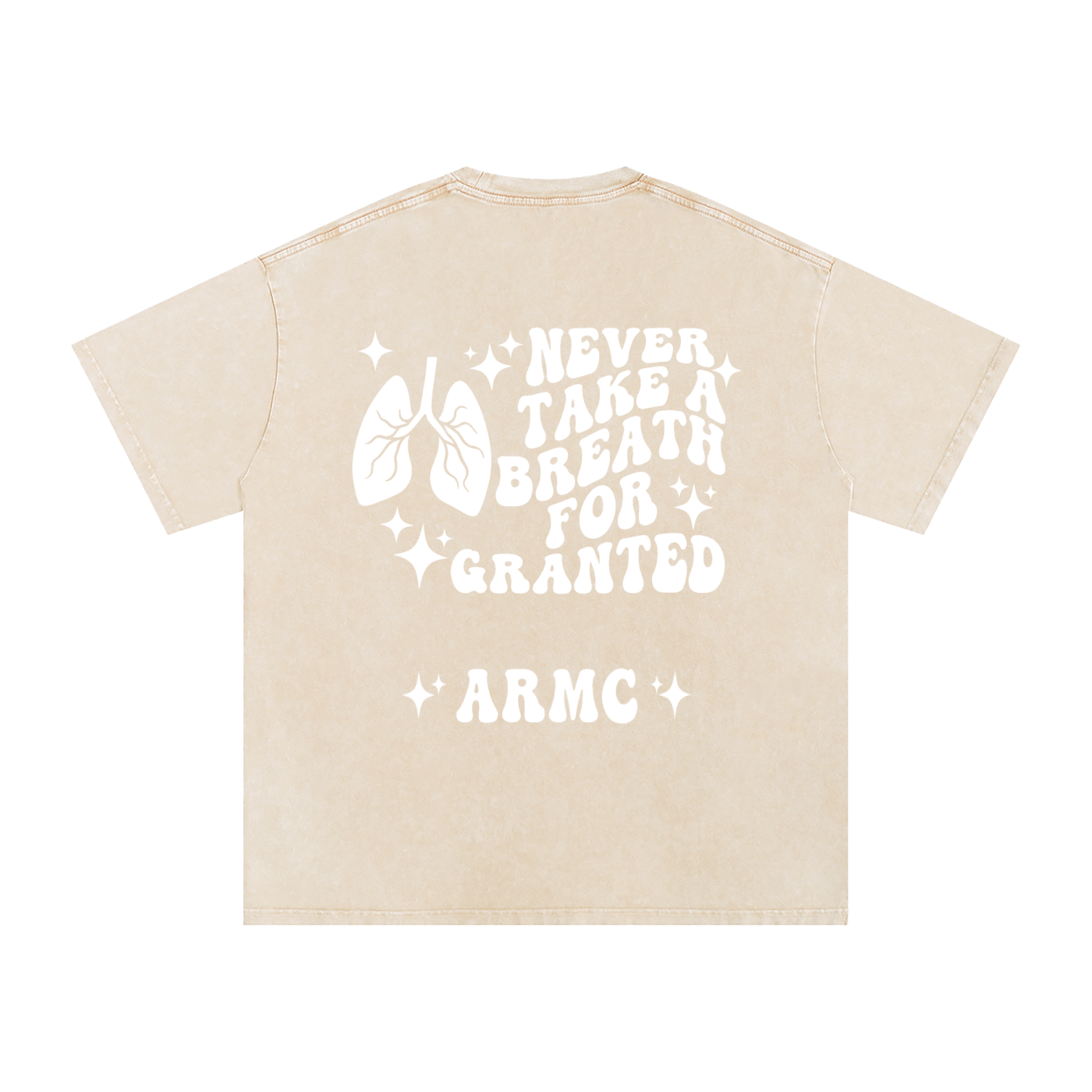 Respiratory Therapy- adult unisex Snow Washed Oversized Cotton T-Shirt