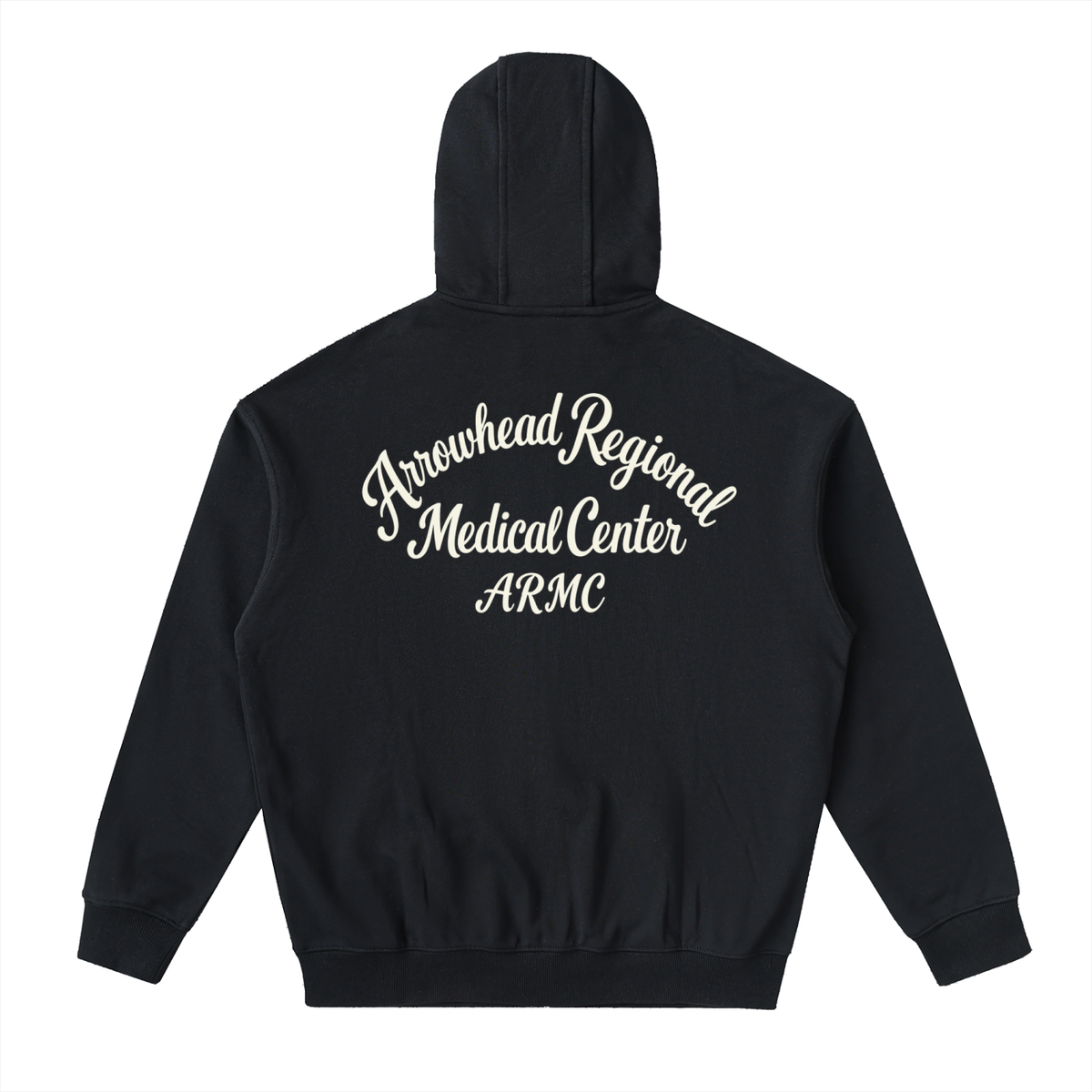 ARMC- Drop-Shoulder Zip Up Hoodie
