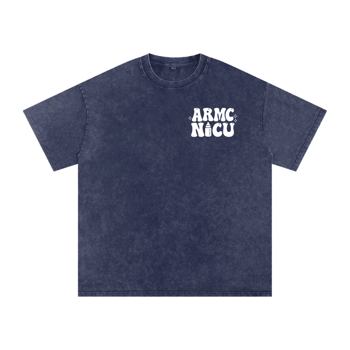 NICU- adult unisex Snow Washed Oversized Cotton T-Shirt