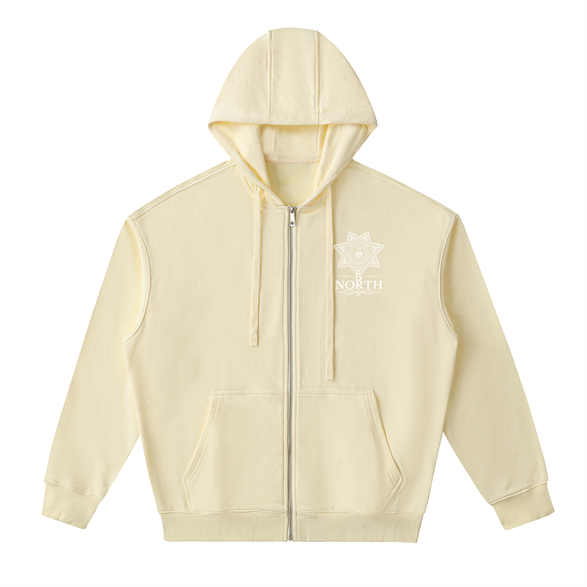 5 North- adult unisex Drop Zip Up Hoodie