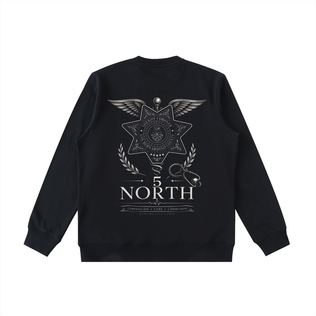5 north- adult unisex crewneck