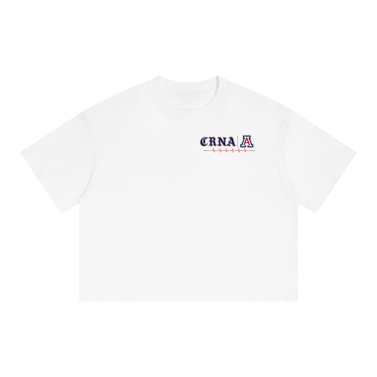 UOA/ CRNA- adult unisex Boxy Drop Shoulder Crop T-Shirt