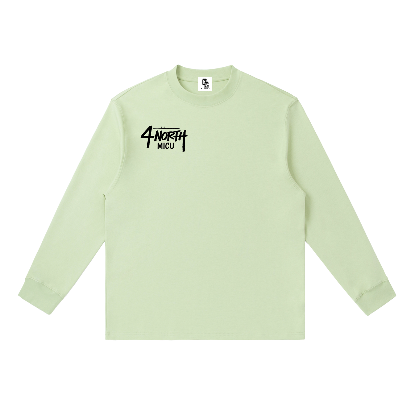 4 North black print- Long-Sleeve T-Shirt