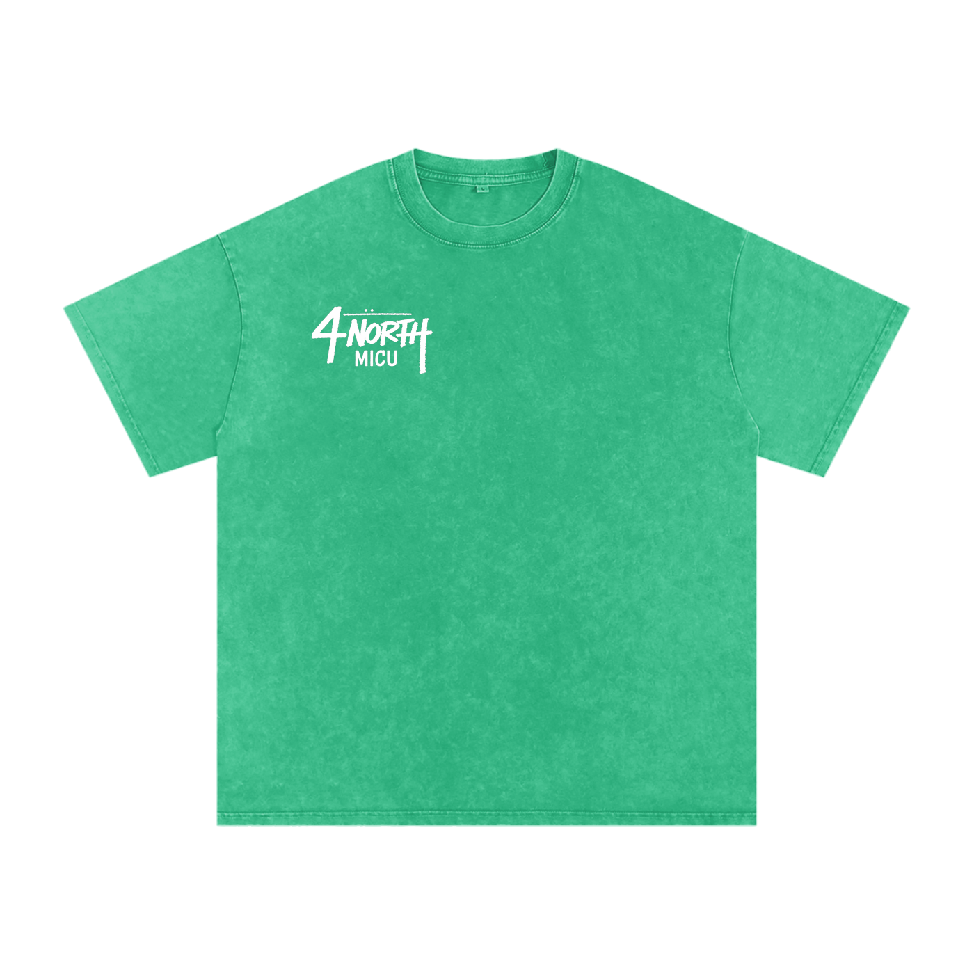 4 North white lettering- adult unisex Snow Washed Oversized Cotton T-Shirt