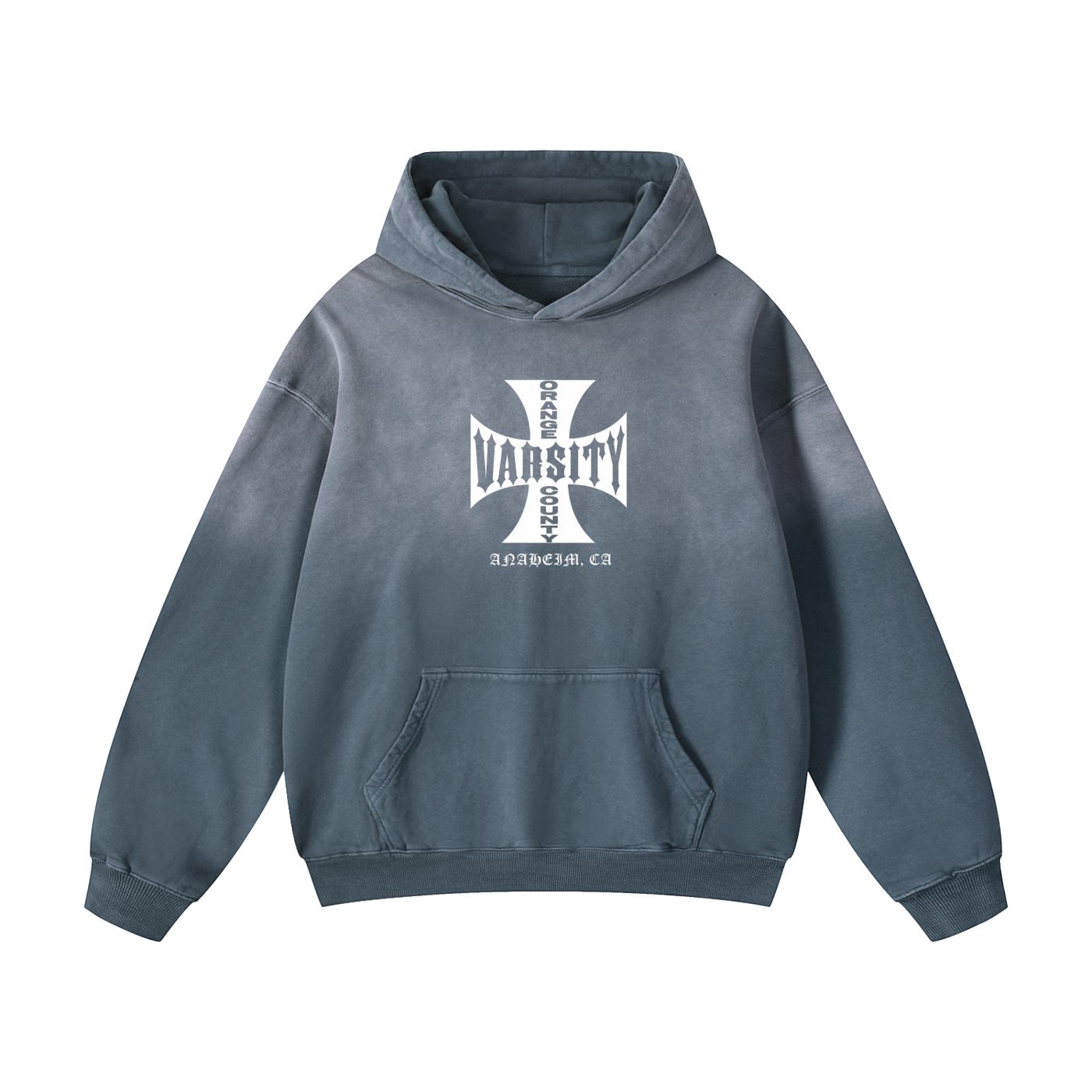 CHOPPERS OC VARSITY- adult unisex Heavyweight Sunfade Oversized Hoodie