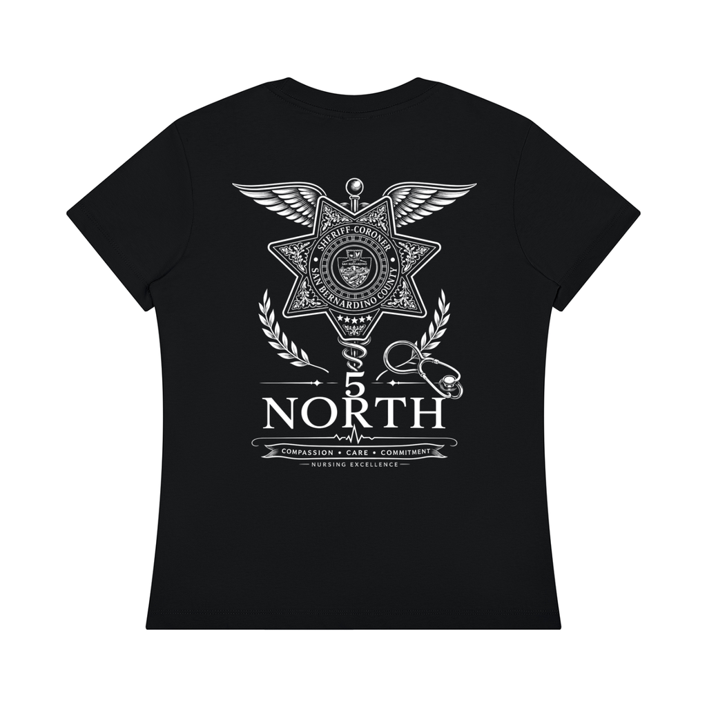 5 North- Women's Regular Fit Crewneck T-Shirt