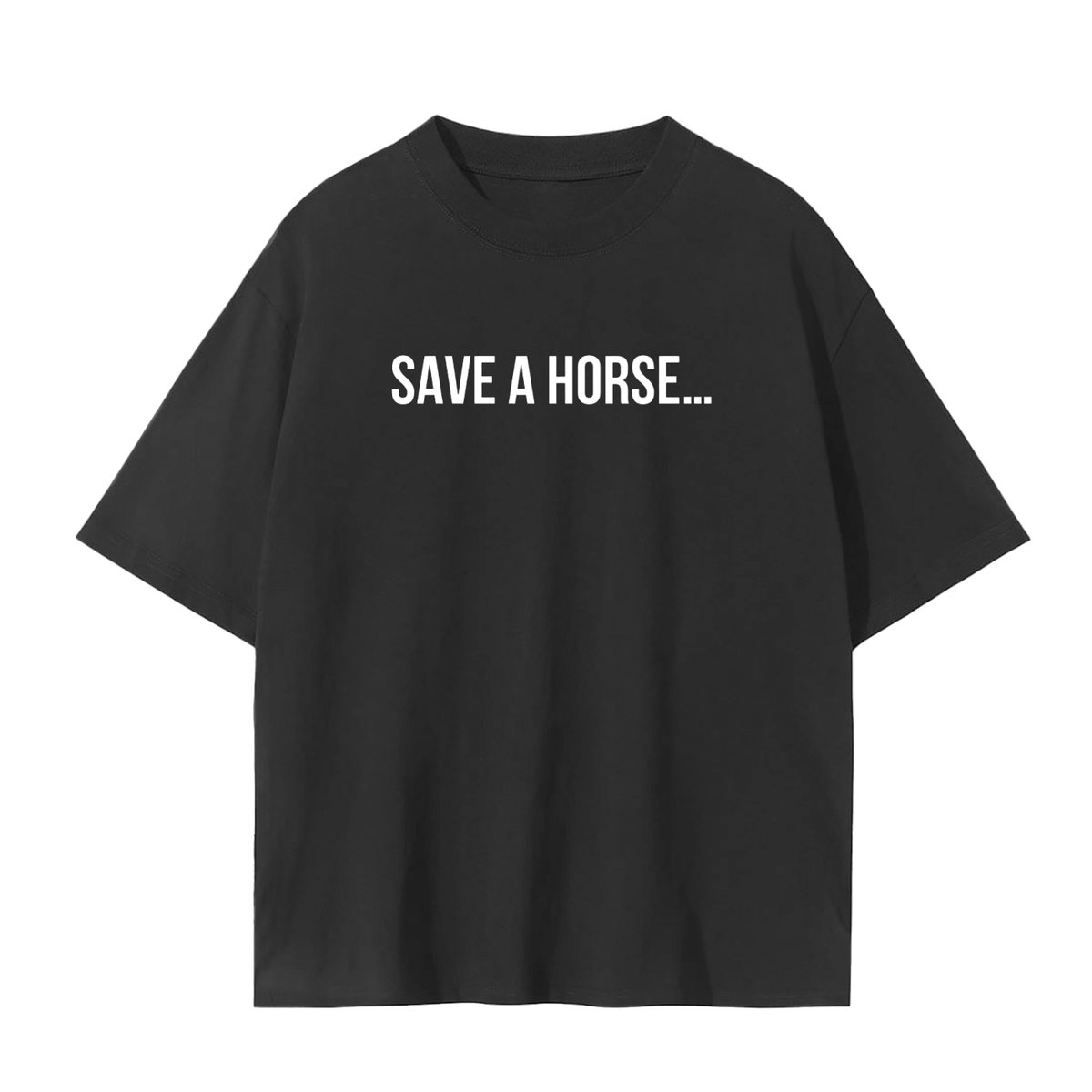 Custom ‘save a horse’- adult unisex Seamless T-Shirt