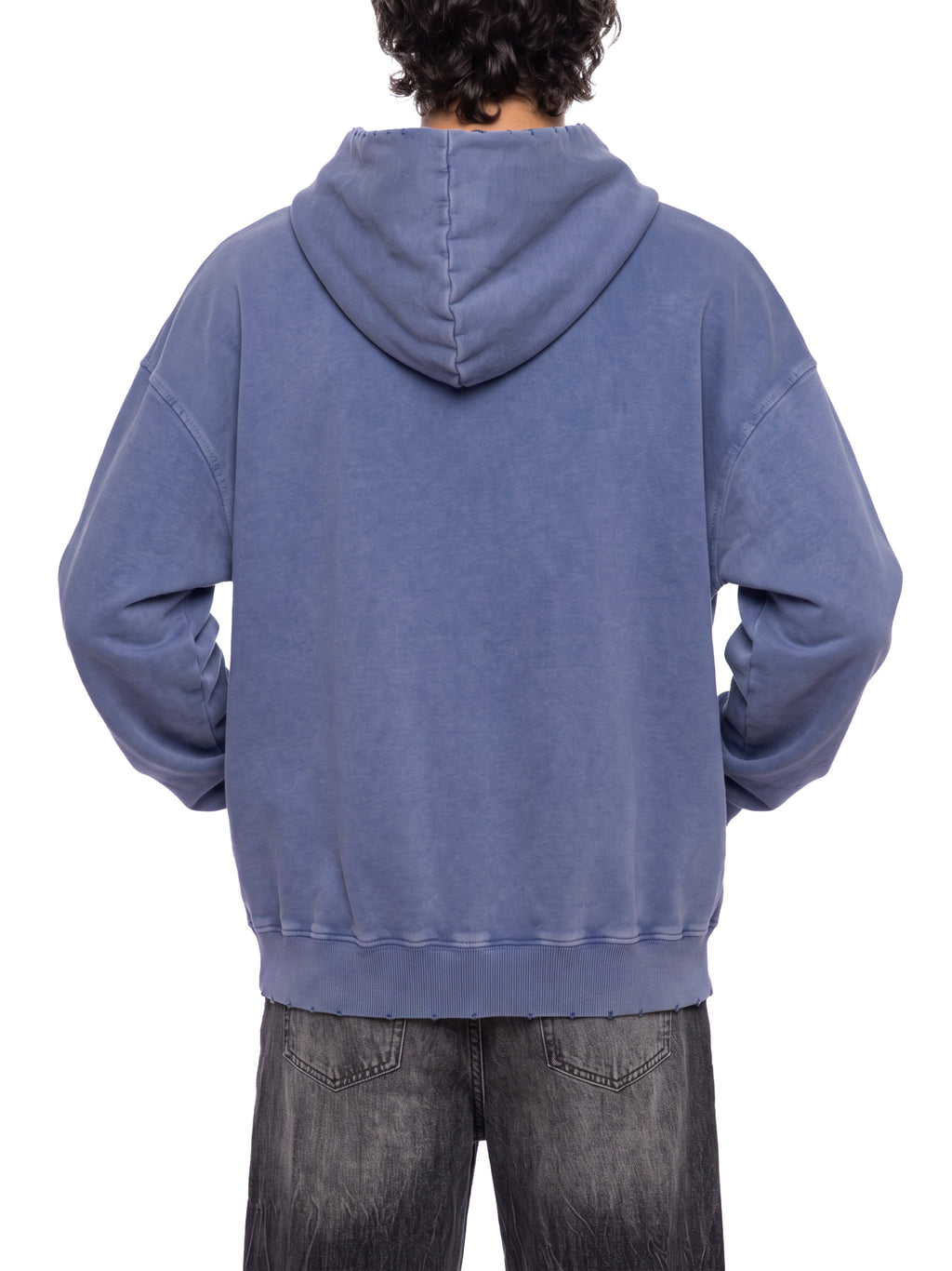 4 North-adult unisex Mineral Wash Distressed Hoodie