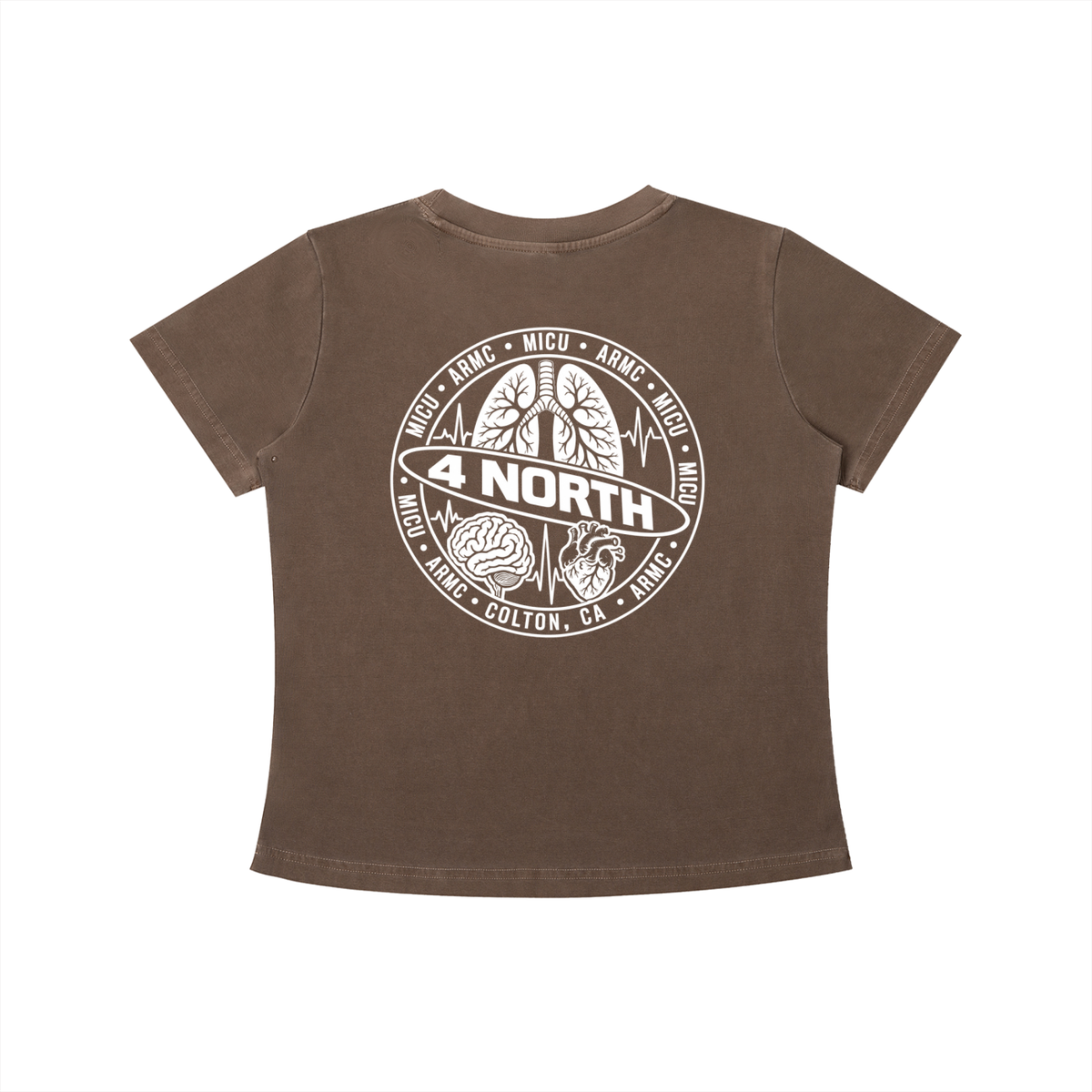 4 North- Vintage Wash Slim Fit T-shirt