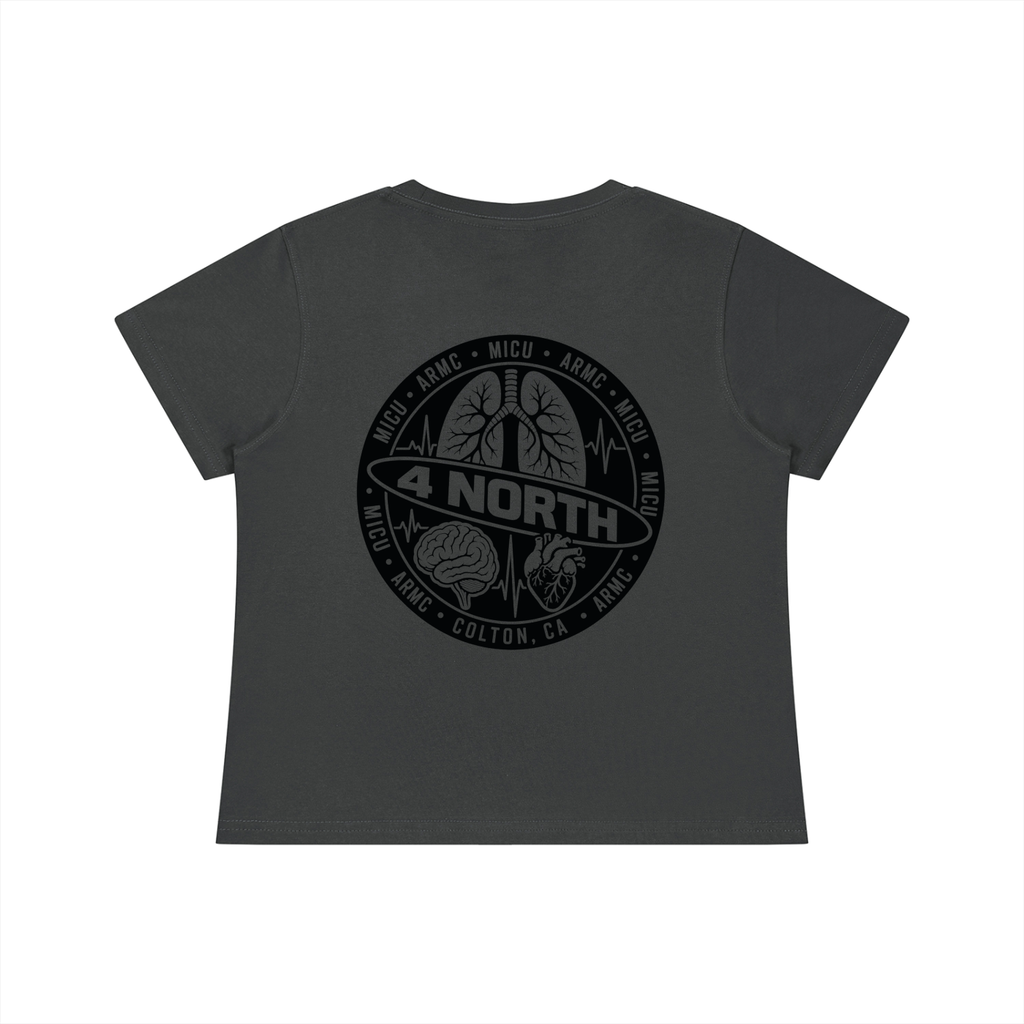 4 North black lettering- Women's Quick-Dry Baby T-Shirt