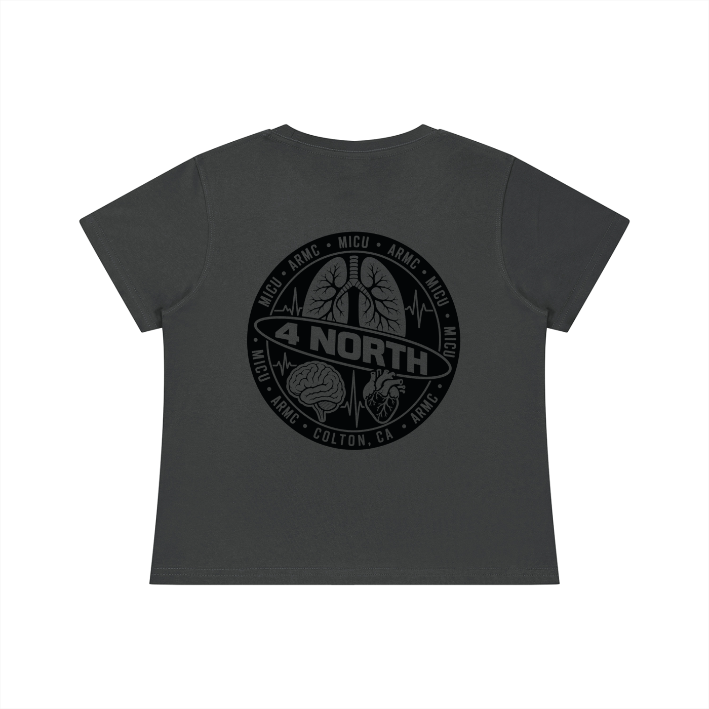 4 North black lettering- Women's Quick-Dry Baby T-Shirt