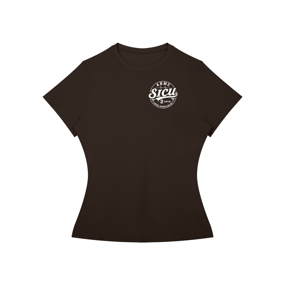 2 Center- Women’s Slim Fit Performance T-Shirt