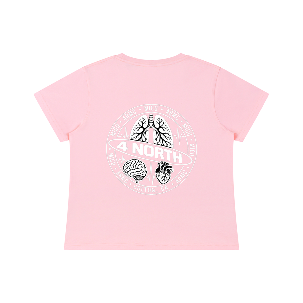 4 North White lettering- Women's Quick-Dry Baby T-Shirt