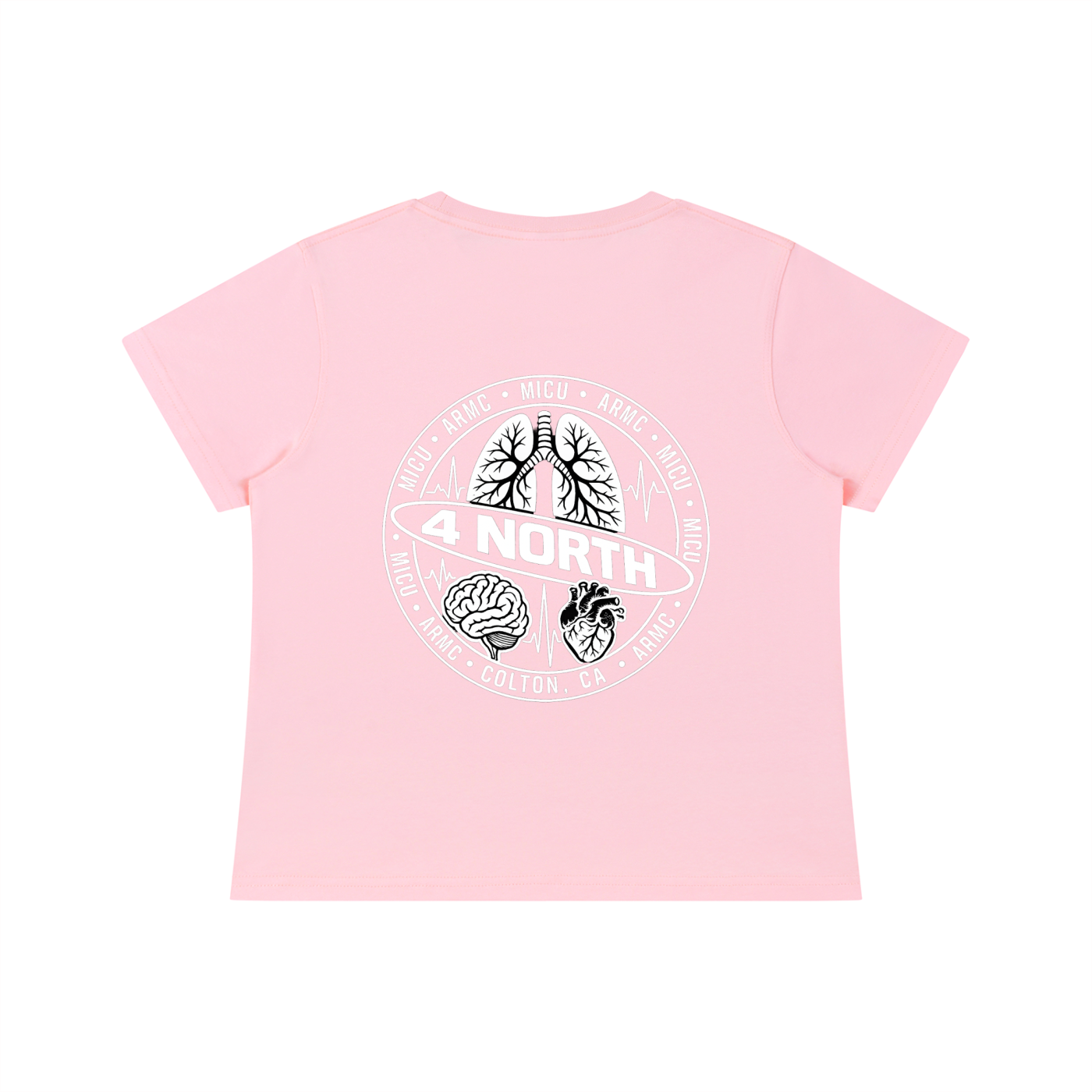 4 North White lettering- Women's Quick-Dry Baby T-Shirt