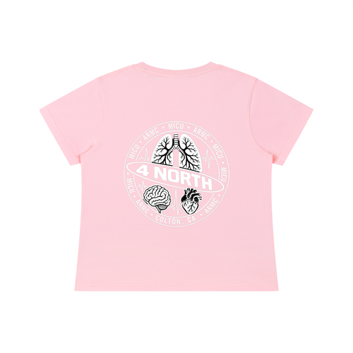 4 North White lettering- Women's Quick-Dry Baby T-Shirt
