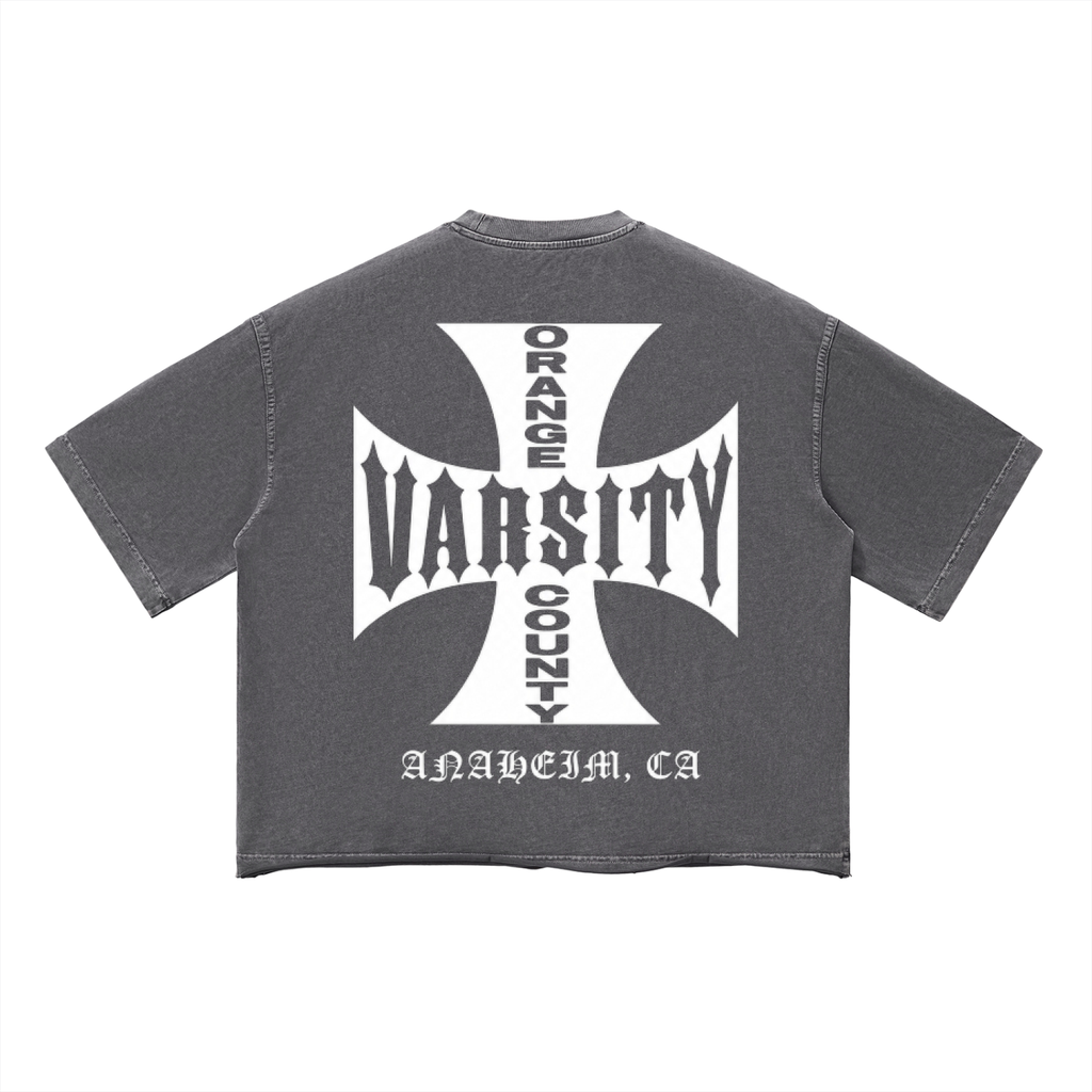 OC VARSITY CHOPPERS- adult unisex Vintage Wash Boxy T-Shirt