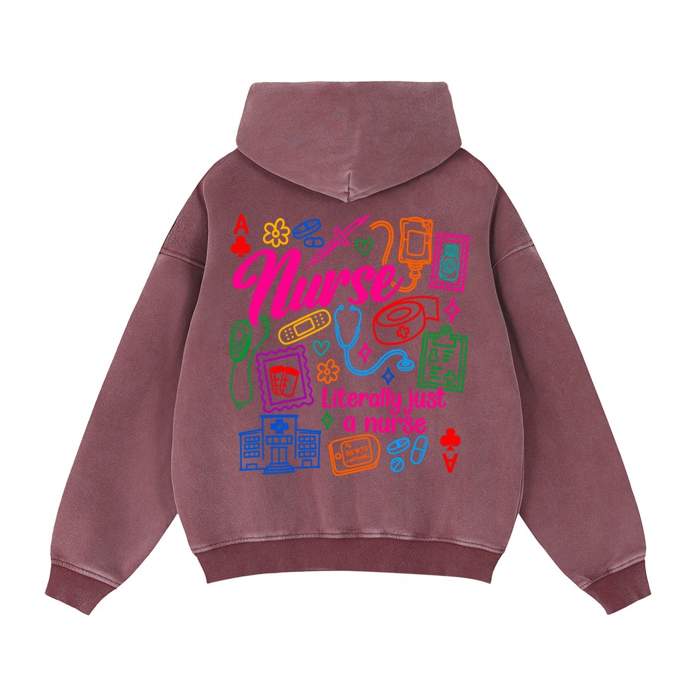 NURSING- Zip-Through Boxy Fleece Hoodie