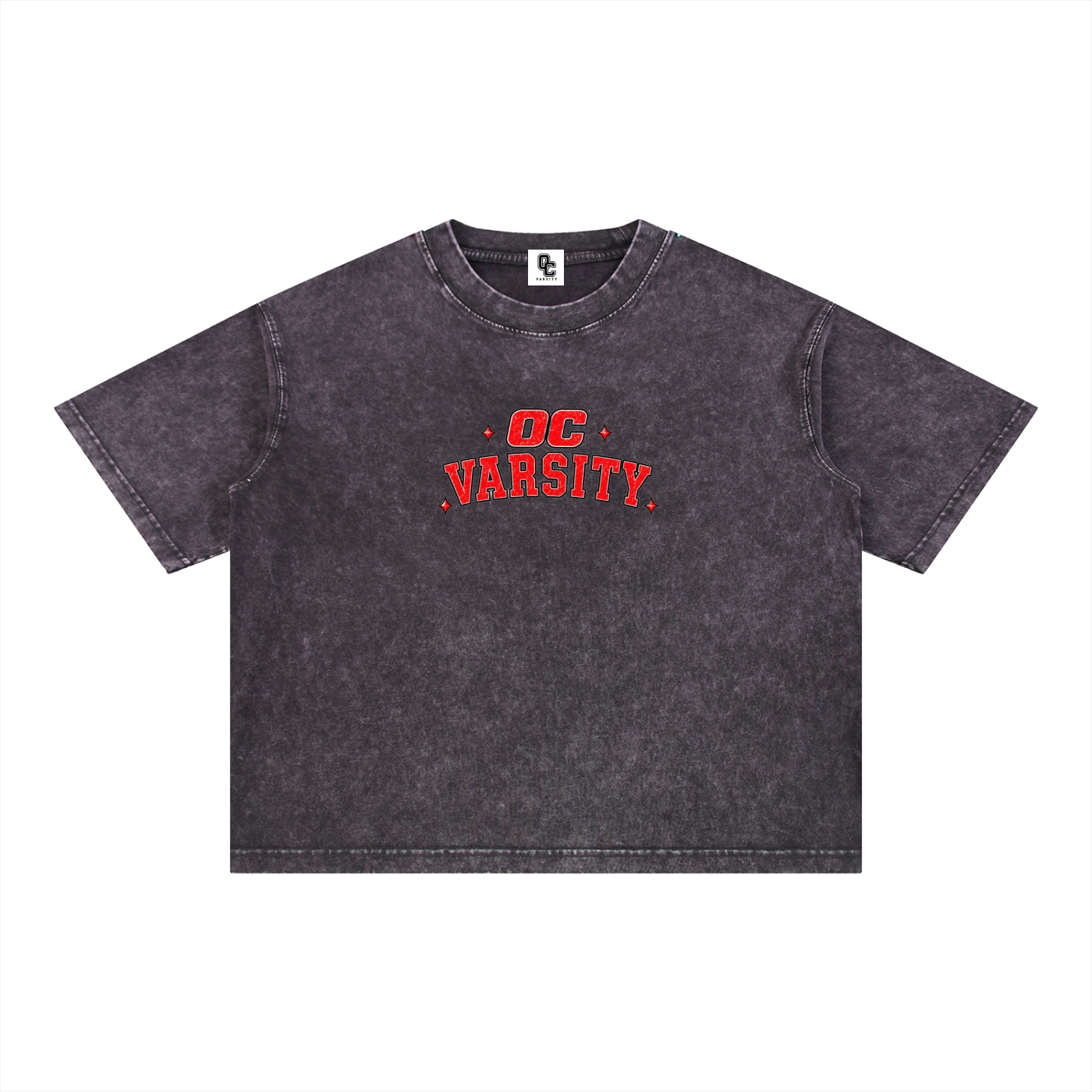 U need Jesus OC Varsity- adult unisex Mineral Wash Boxy Cotton T-Shirt