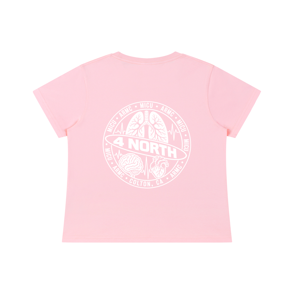4 North White lettering- Women's Quick-Dry Baby T-Shirt
