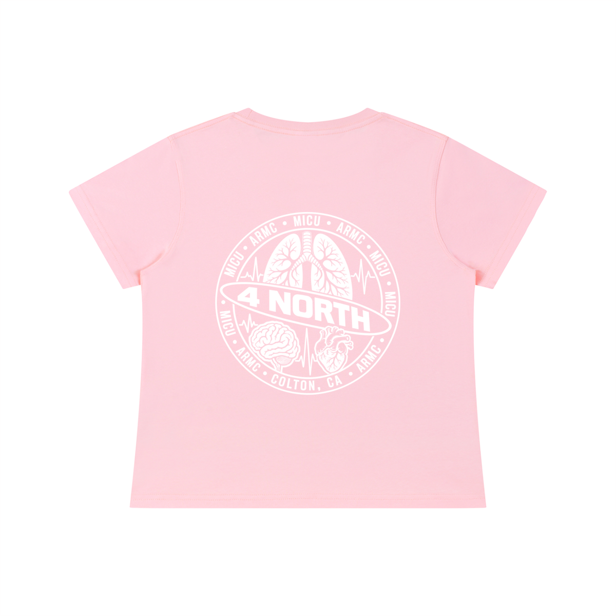4 North White lettering- Women's Quick-Dry Baby T-Shirt