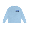 2 Center- adult unisex Acid Wash Oversize Long Sleeve T-Shirt