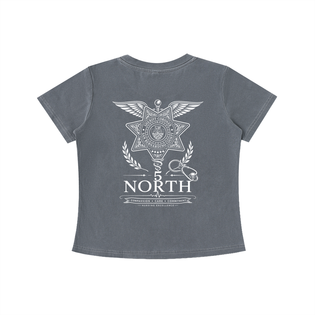 5 North- women’s Vintage Wash Slim Fit T-shirt