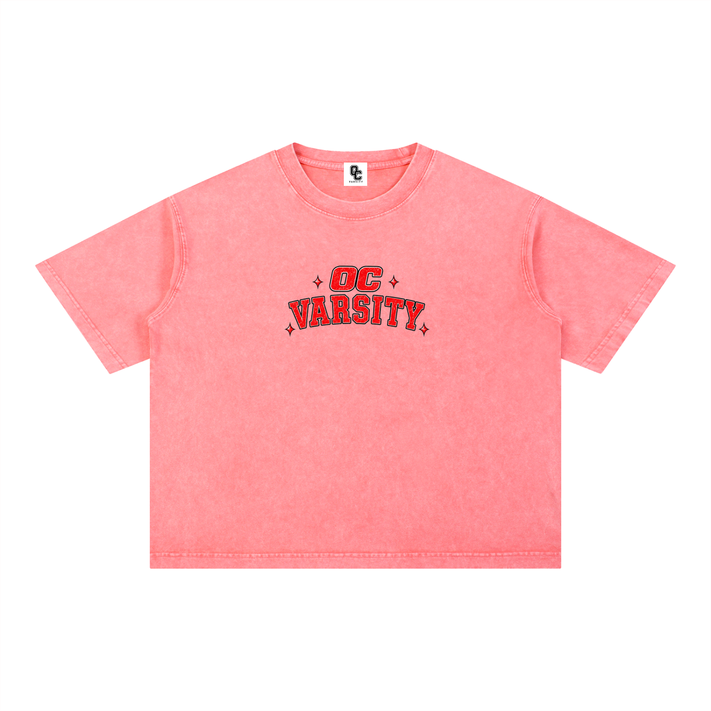 U need Jesus OC Varsity- adult unisex Mineral Wash Boxy Cotton T-Shirt