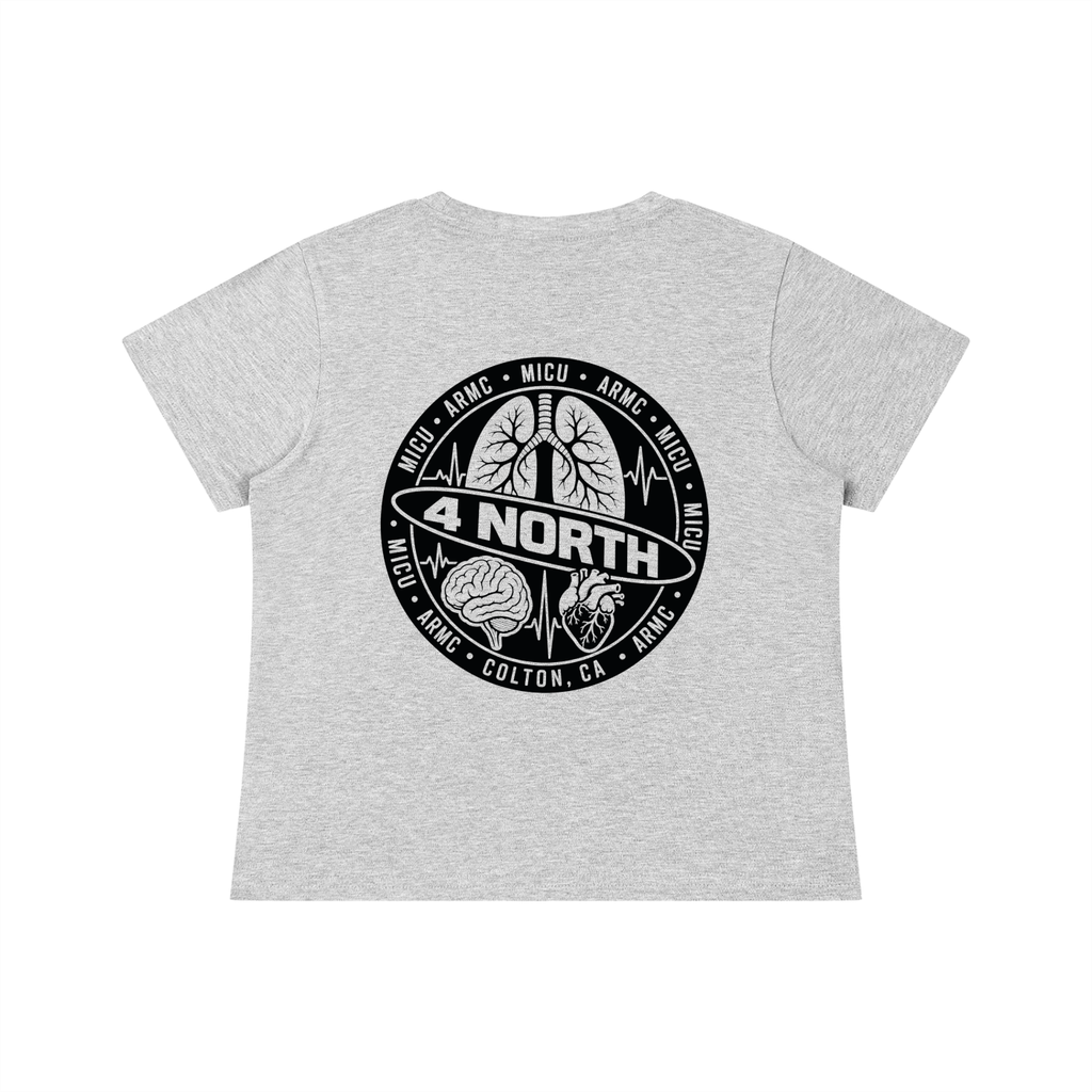 4 North black lettering- Women's Quick-Dry Baby T-Shirt