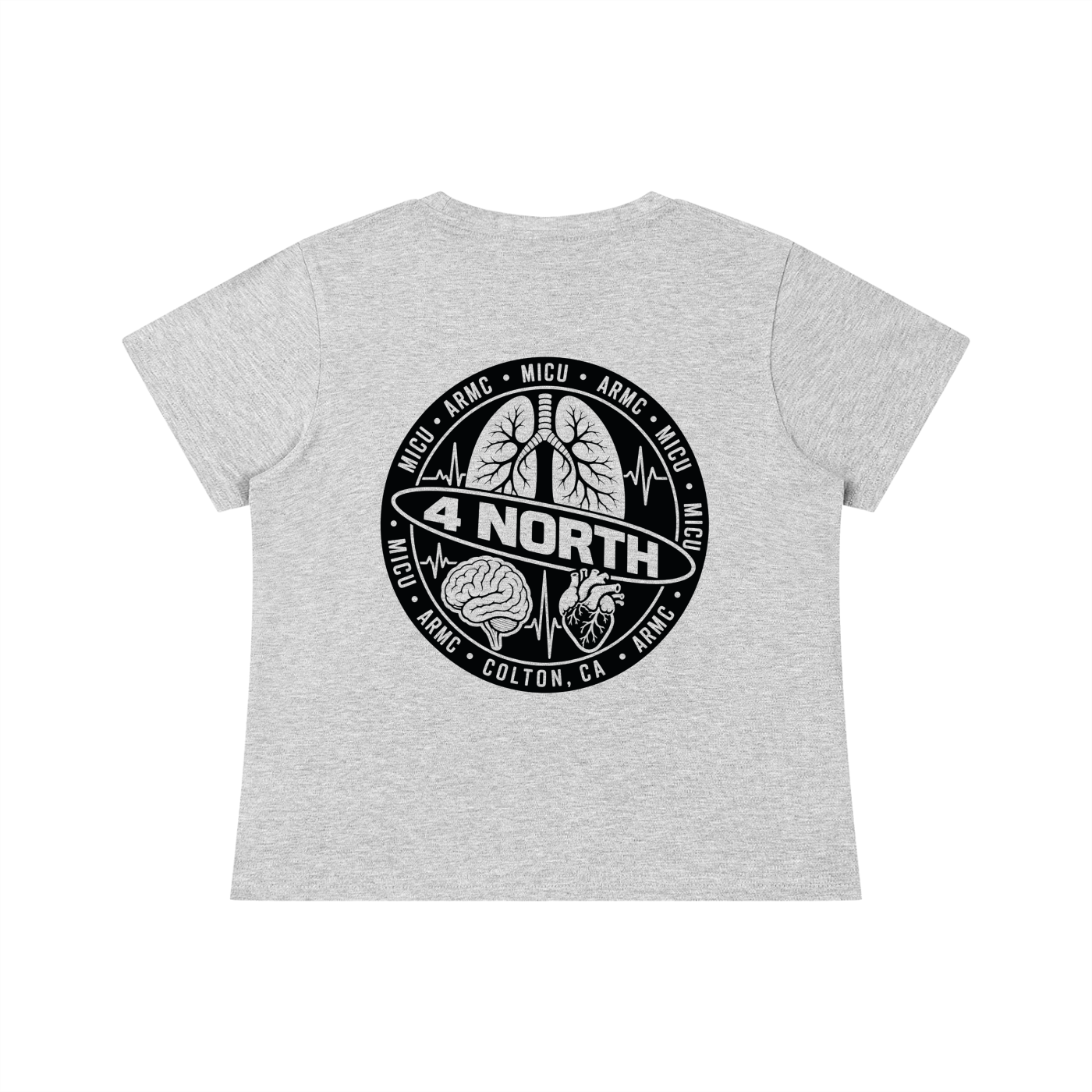 4 North black lettering- Women's Quick-Dry Baby T-Shirt