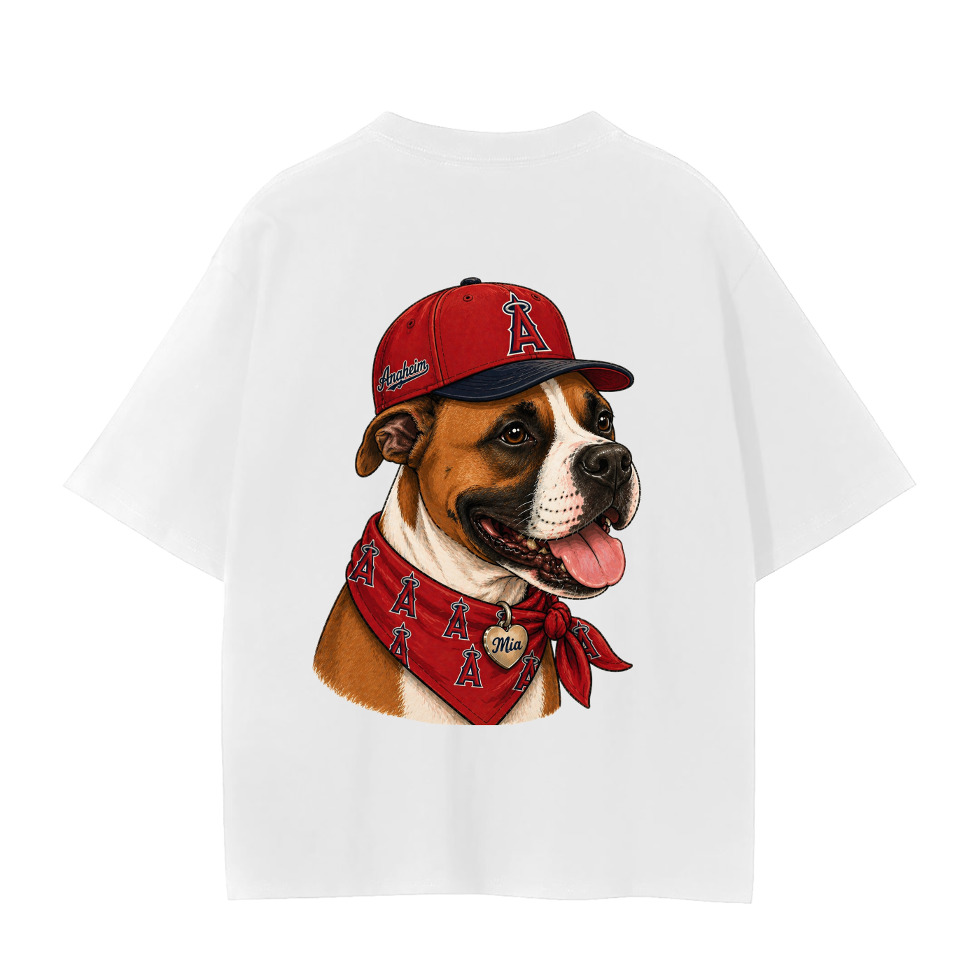 MLB ANAHEIM ANGELS DOG TEE