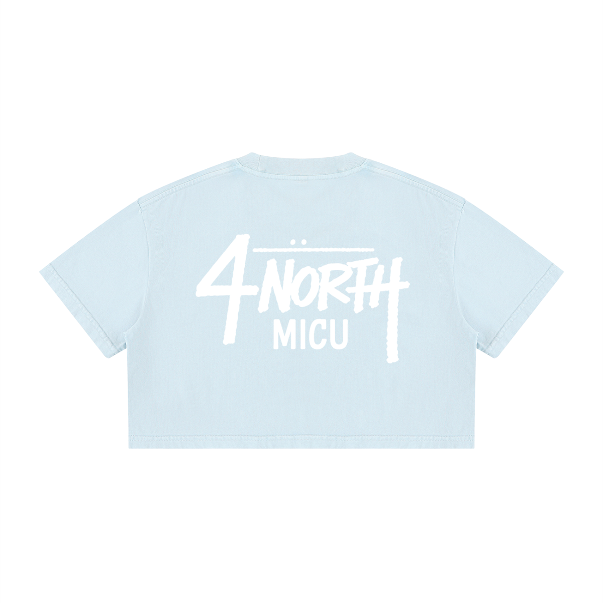 4 North- Women's Mineral Wash Cotton Crop T-Shirt