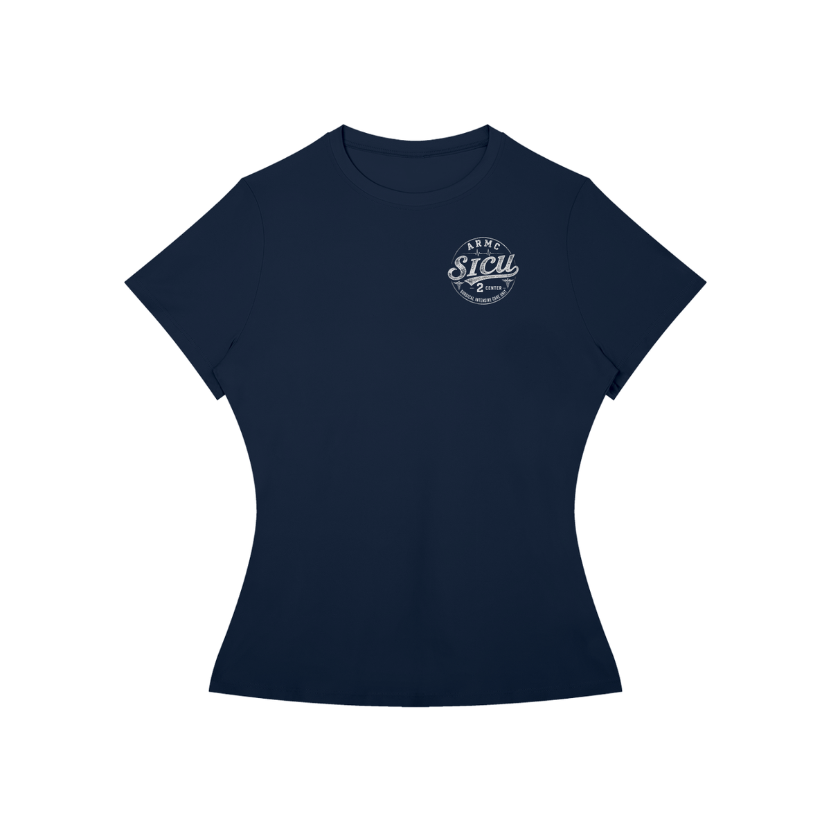 2 Center- Women’s Slim Fit Performance T-Shirt