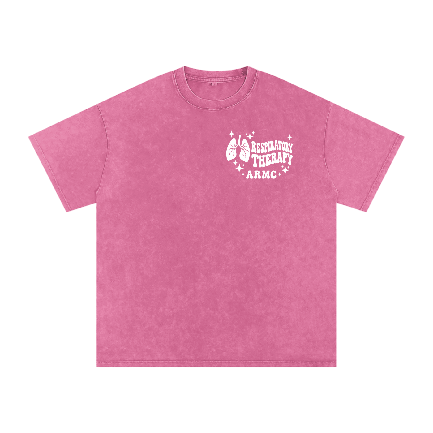 Respiratory Therapy- adult unisex Snow Washed Oversized Cotton T-Shirt