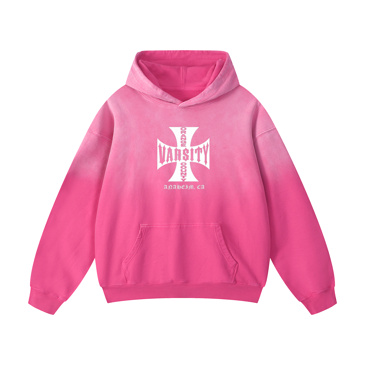 CHOPPERS OC VARSITY- adult unisex Heavyweight Sunfade Oversized Hoodie