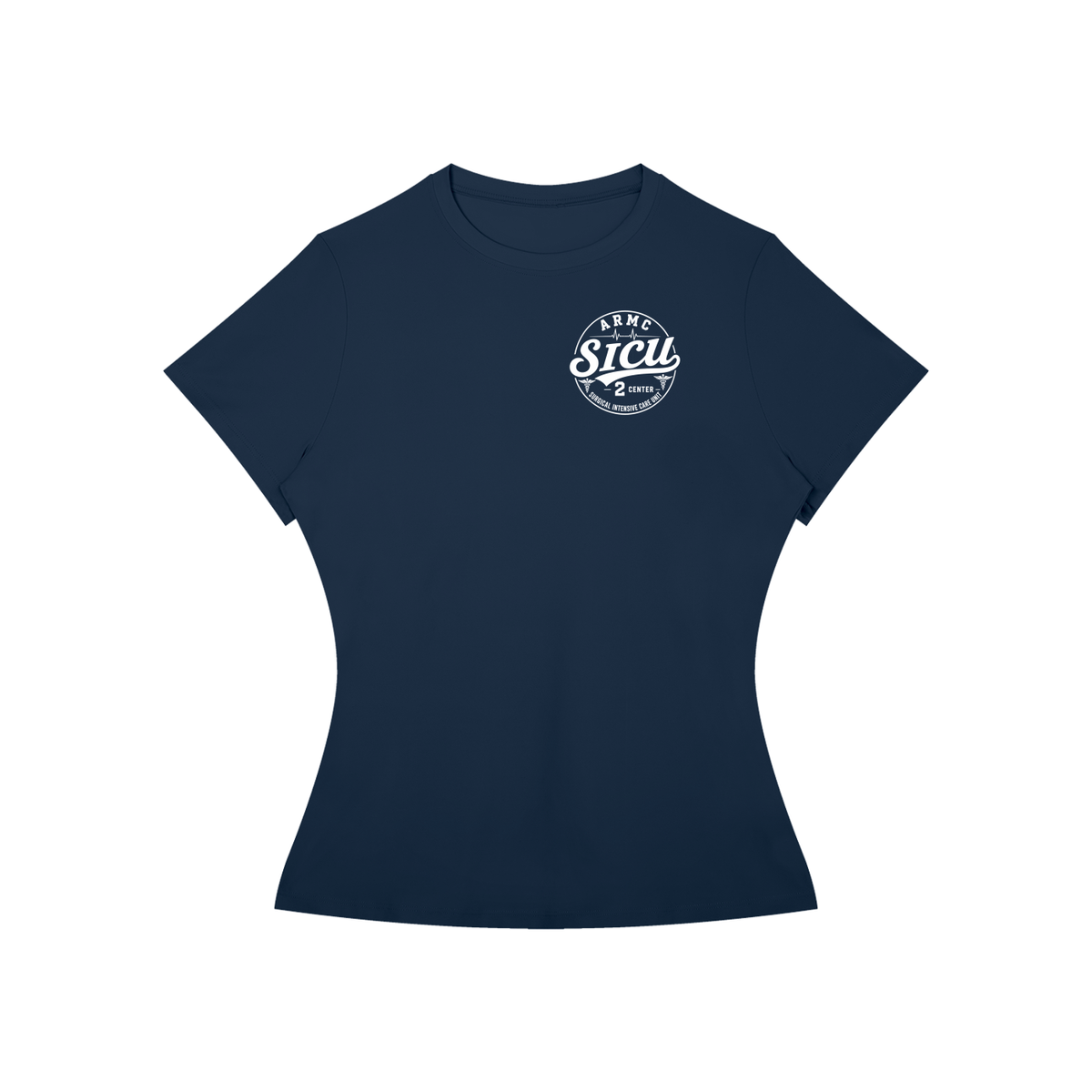 2 Center- Women’s Slim Fit Performance T-Shirt