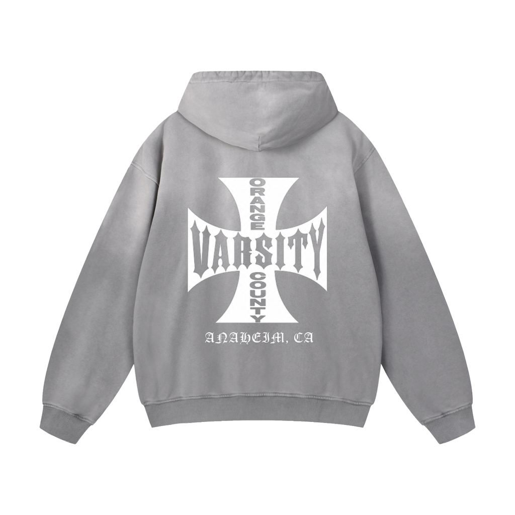 OC VARSITY choppers- adult unisex Heavyweight Sunfade Oversized Hoodie