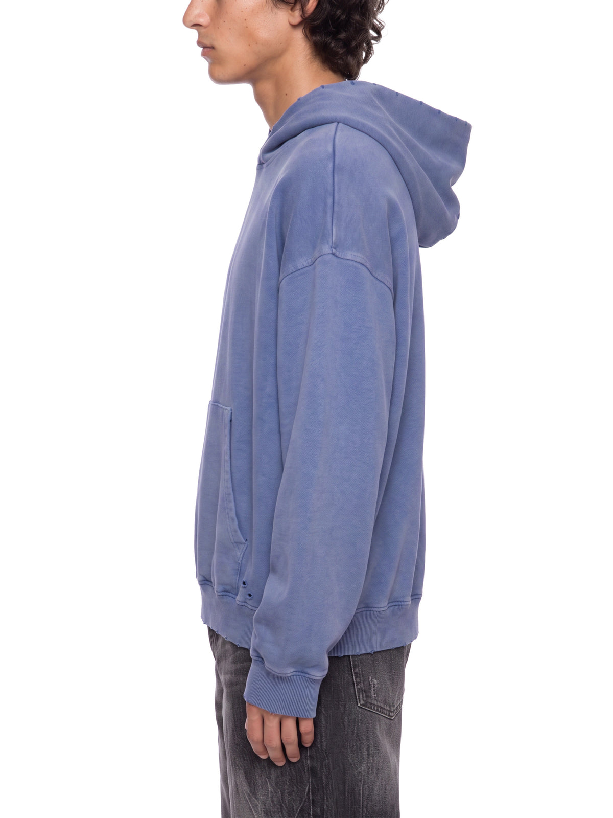 4 North-adult unisex Mineral Wash Distressed Hoodie