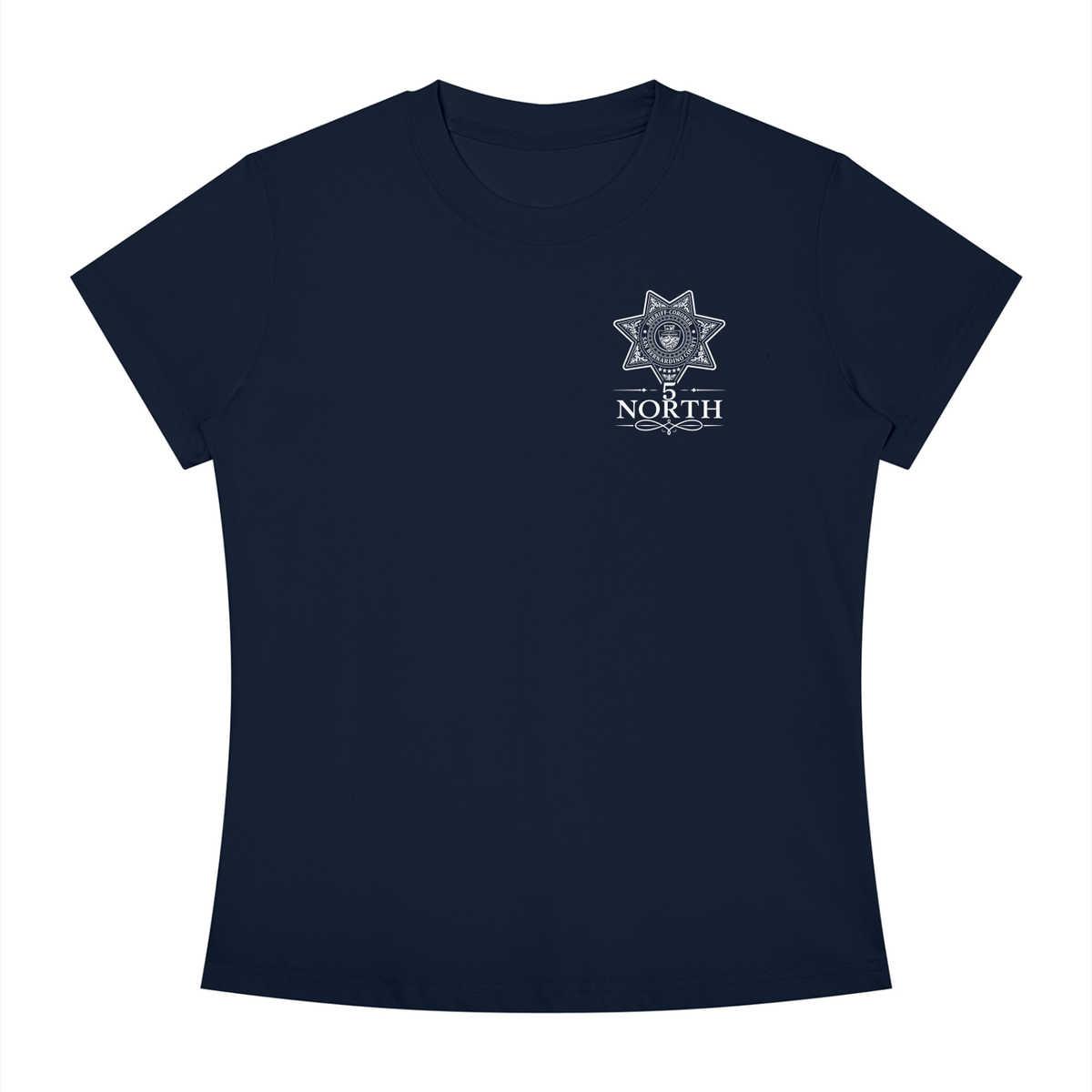5 North- Women's Slim Fit Crewneck T-Shirt