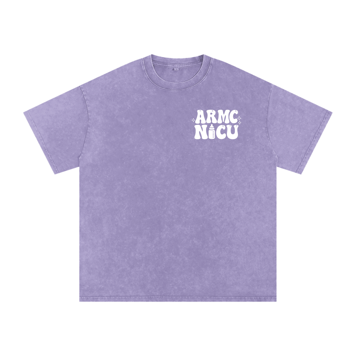 NICU- adult unisex Snow Washed Oversized Cotton T-Shirt