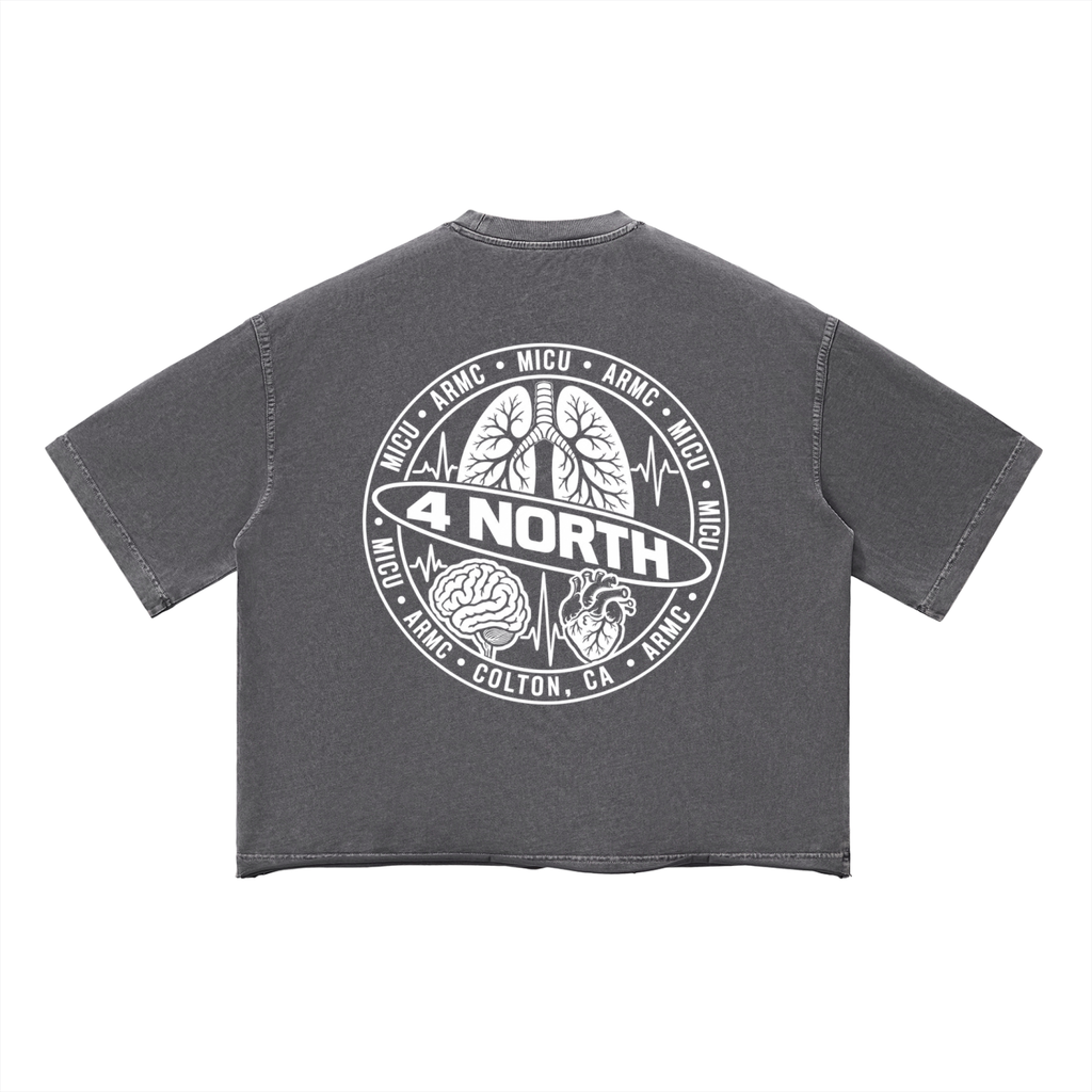 4 North- adult unisex Vintage Wash Boxy T-Shirt