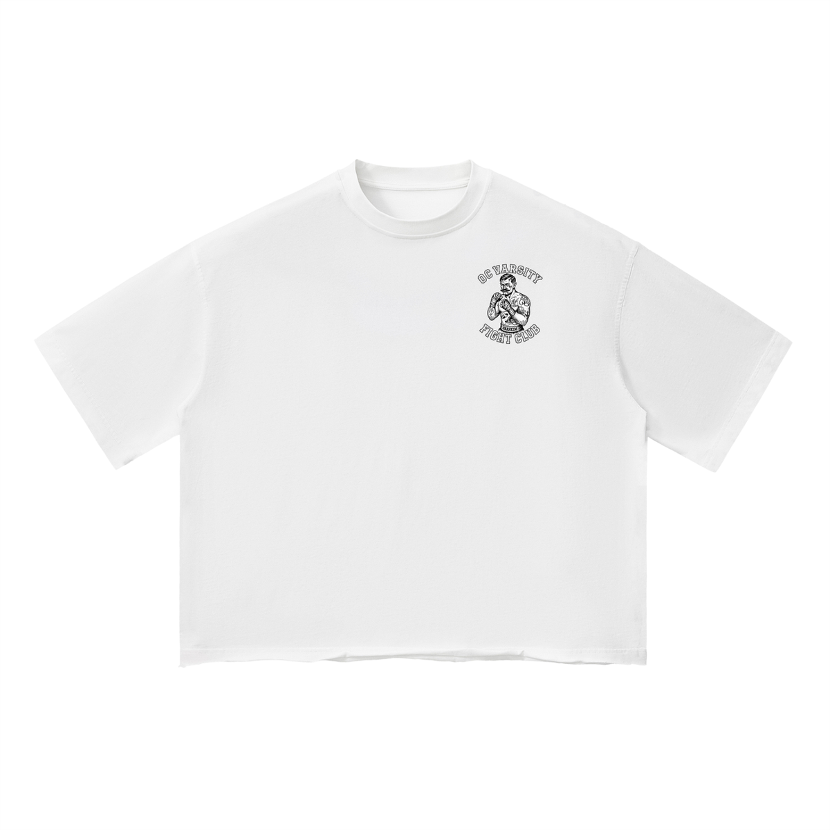 OC Varsity Fight Club- Unisex Vintage Wash Boxy T-Shirt