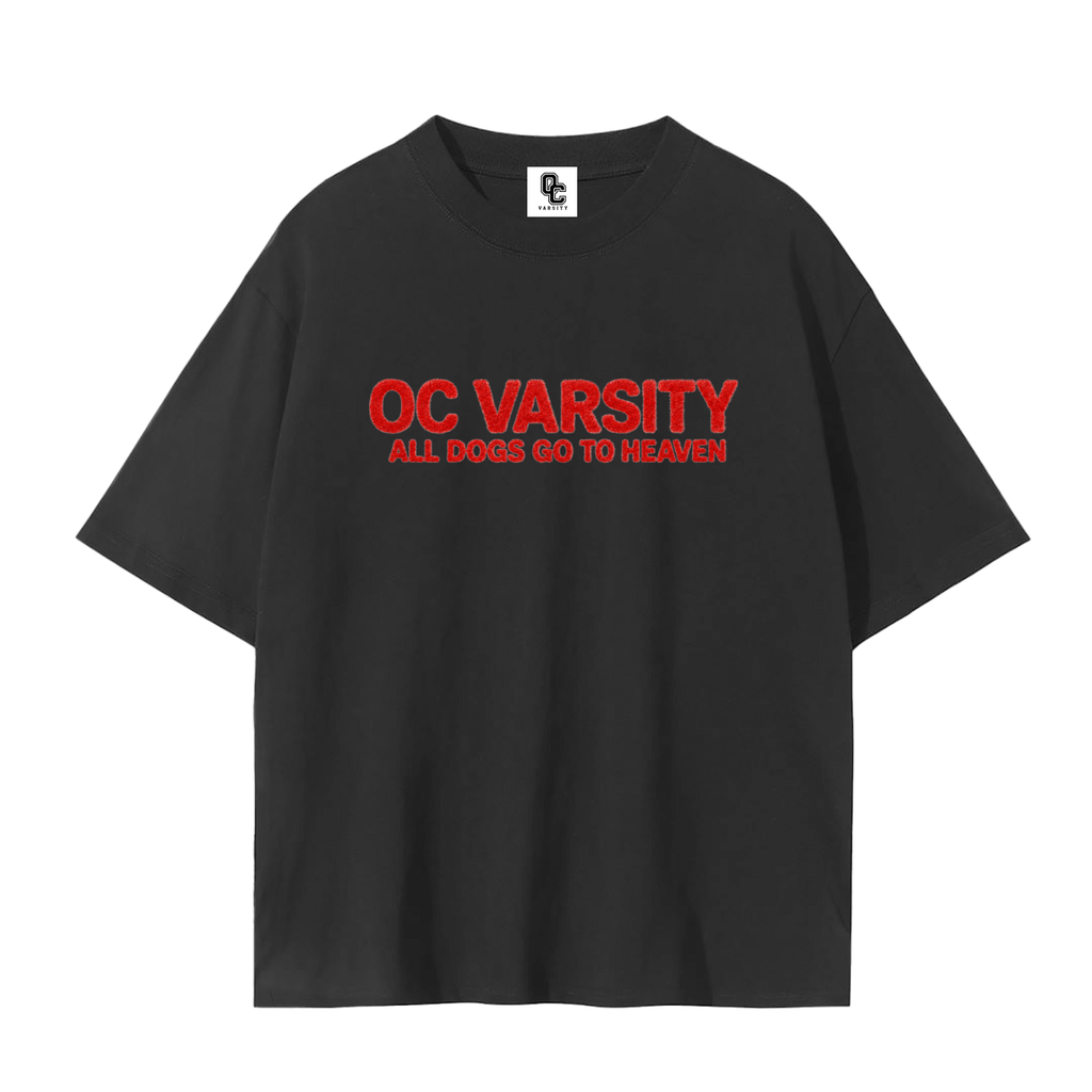 Im Not A Violent Dog OC Varsity Original - adult unisex Seamless T-Shirt