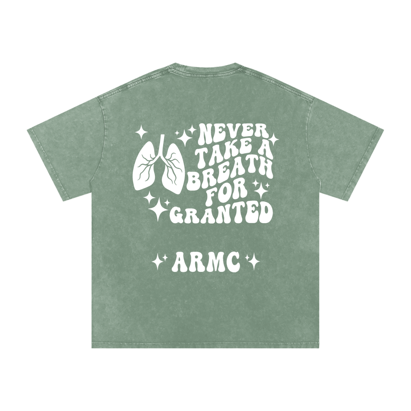 Respiratory Therapy- adult unisex Snow Washed Oversized Cotton T-Shirt