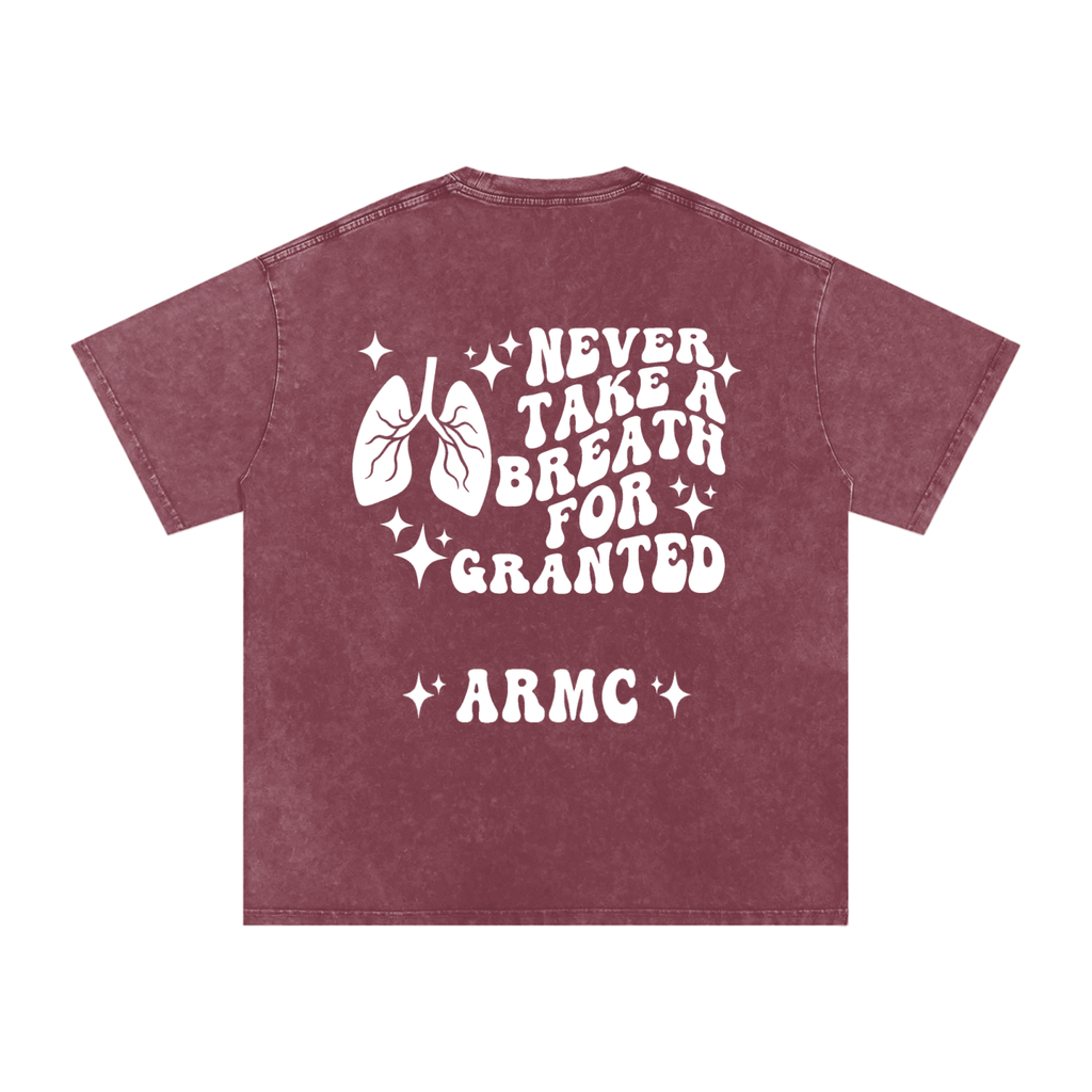 Respiratory Therapy- adult unisex Snow Washed Oversized Cotton T-Shirt