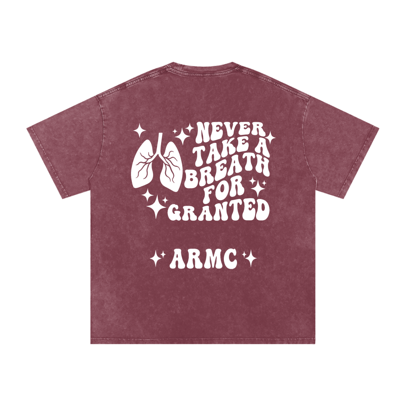 Respiratory Therapy- adult unisex Snow Washed Oversized Cotton T-Shirt